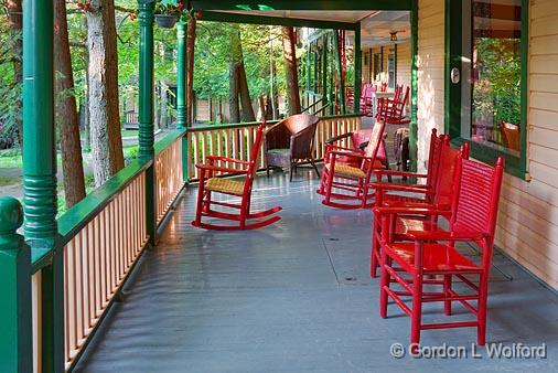 Opinicon Porch_19503-4.jpg - Photographed at Chaffey's Locks, Ontario, Canada.